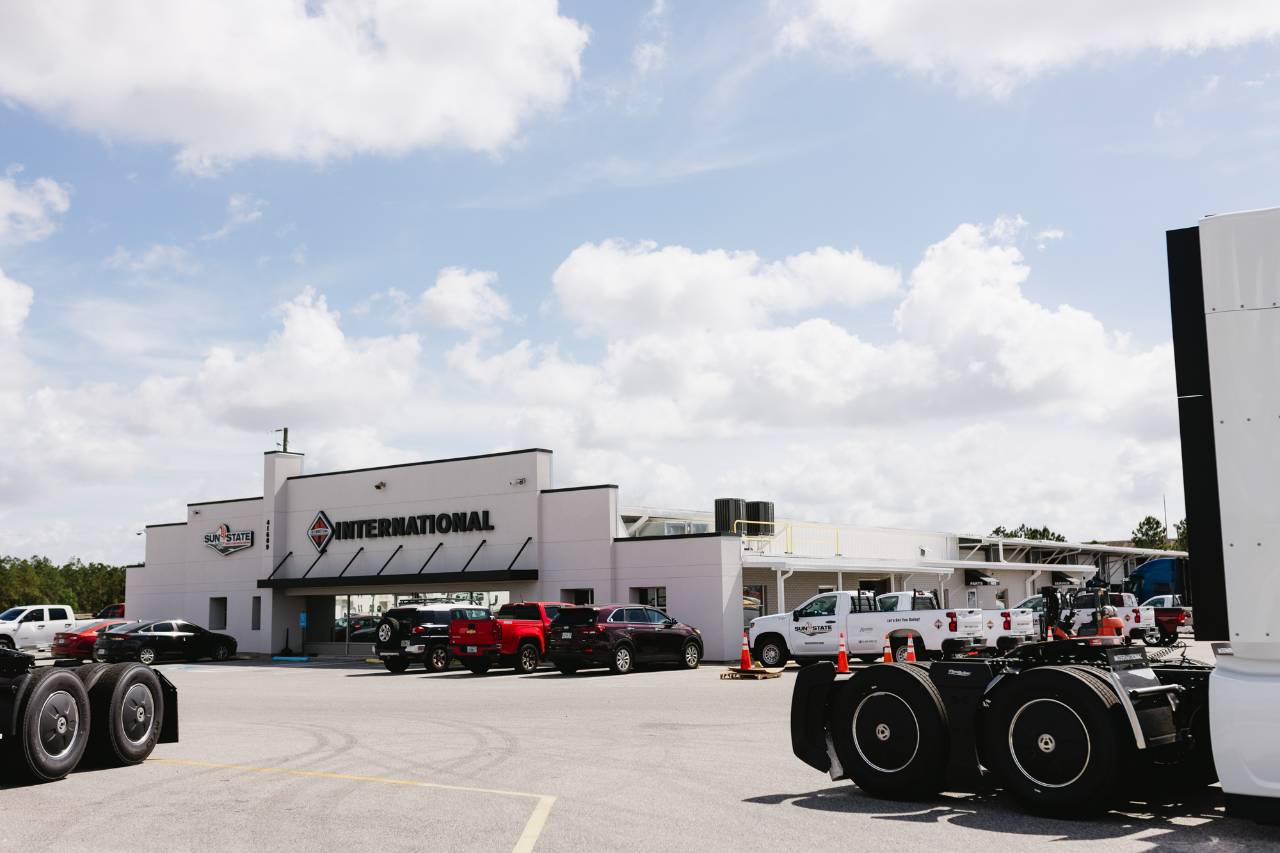 Sun State International service and parts location where road service teams are dispatched from