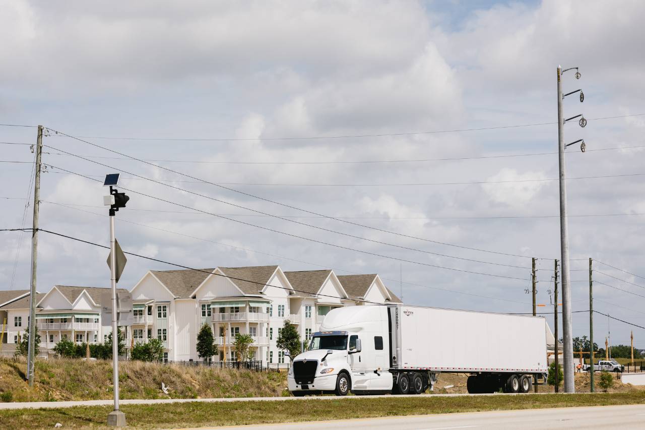 Well-maintained Sun State International semi truck back on the road